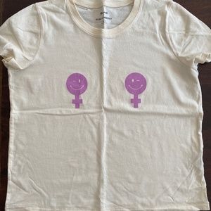 Madewell x Bliss & Mischief Female Symbol Graphic Tee (Size Small)